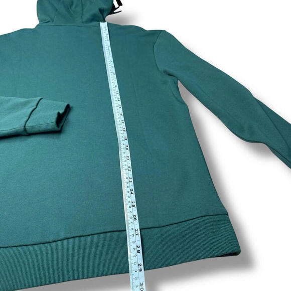 Oakley Factory Pilot Hoodie Teal Green Pullover Size M Regular Fit Fleece Casual - Picture 8 of 9